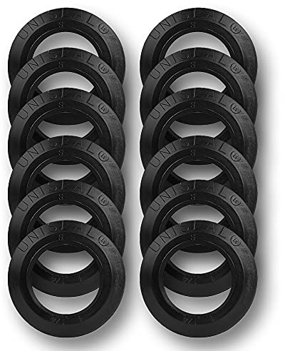 1 1/4'' UNISEAL Flexible Tank Adapter (Bulkhead) - 12 Pack