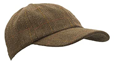 Walker & Hawkes - Unisex Baseballkappe - Tweed - Country-Stil - Einheitsgröße - Brauner Tweed