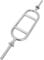 Dhouse 34 Tricep Weight Bar Curl Dumbbells Chrome Anti-Slip Hand Grip Barbell Bar for Training Fitness Exercise Weight Lifting Bar