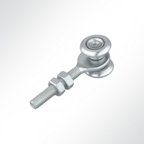 LYSEL® Laufrolle Vorhangrolle Führungsrolle verzinkt für Laufschiene 35x30mm mit Kugellager (1 Stück)