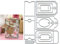 Etikettenanhänger Metall Stanzformen, Etikettenanhänger Stanzformen Stanzschablonen für DIY Scrapbooking Karten dekorative Prägepapier Stanzformen für Scrapbooking Kartenherstellung