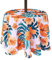 Eternal Beauty Nappe ronde anti-éclaboussures avec trou pour parasol et fermeture éclair pour terrasse, jardin, fête et barbecue Orange 132 cm