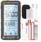 HEIBTENY Digital Multimeter Smart Wiederaufladbar Voltmeter Batterietester Spannungsprüfer LCD-Bildschirm-Multimeter Mit USB Ladung,Smart Anti-Burn Wiederaufladbares Messgerät