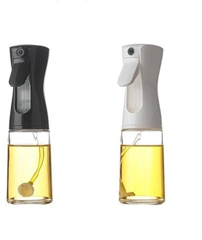 AURMOO Pulvérisateur d'Huile, Bouteille Pulverisateur a Huile 200 ml, Vaporisateur Huile d’Olive, 4 pièces Spray Bouteille Huile, Spray Huile d'olive, Spray Bouteille Huile, Huile en Spray de Cuisine.