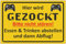 Hier wird gezockt Schild - Partydeko Zocker Geschenkidee Deko Spielzimmer Schüler Türschild Zimmer Party - Teenager Geschenk Gamer Geburtstagsgeschenk Dekoration Jugendlicher