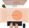 Boho Orange Kawaii Mouse Pad XXL, Cute Large Laptop Keyboard Mat, Abstract Aesthetic Desk Accessories for Women, Full Gaming Pad 31.5x15.75