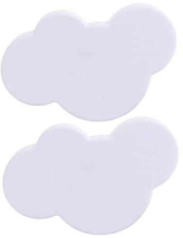 Cloud Drawer Handles,Kids Drawer Handles Plastic Cartoon Cloud Shape Drawer Handles with Screw Cute Furniture Knobs for Children Bedroom Cupboards 2PCS