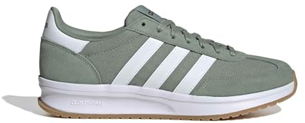 Adidas Herren Run 70S 2.0 Shoes, Silver Green/FTWR White/Gum 3, 45 1/3 EU