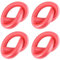 ACAN Tradineur - Pack de 4 Churros para Natación - Flotador de Espuma, Palo Flotador, Tubo Espuma para Piscina, Espagueti de Espuma - 6,5 x 150 cm - Color Rosa