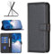 Unichthy For Sony Xperia 1 VI (2024) Case Geniune Leather Shockproof Flip Wallet Folio Official Phone Case Magnetic Closure Stand Card Slots Bumper Protective Cover for Sony Xperia 1 VI (2024) Black