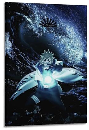 NRCKMIHRAE Namikaze Minato Anime-Poster, dekoratives Gemälde, Leinwand, Wandposter und Kunstdruck, moderne Familienschlafzimmer-Dekoration, Poster, 20 x 30 cm