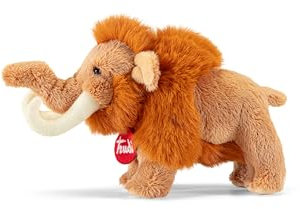 Trudi Mammut Plüsch-Dinosaurier, Geschenk zum Geburtstag und Weihnachten | 21X14X10cm Grosse XS | Prähistorische Tiere | Modell 51186