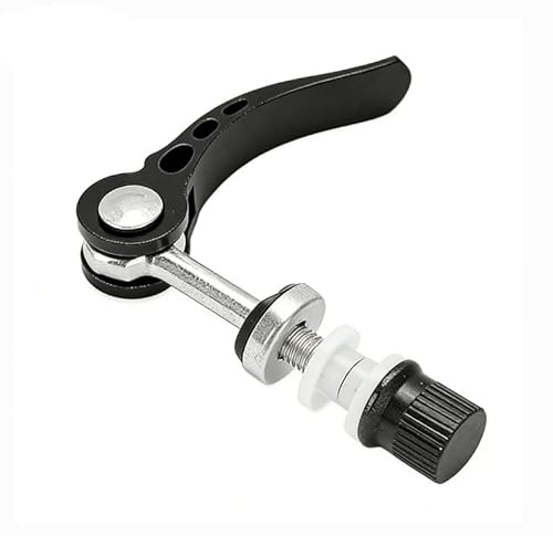 Black Bicycle Quick Release Clamp,Bicycle Parts,Folding Saddle Seat Post for Folding Bike, Mountain Bike Cam Lever Bolt, Convenient to Take, Seats and Saddles, Bike Seat Clamps, 5.0mm x 2.36 inches