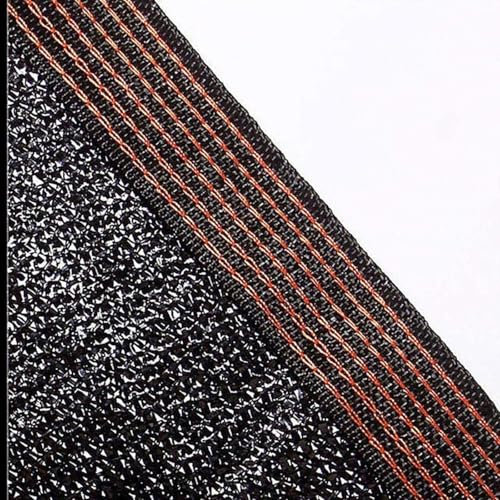 PanHuiWen Voile D'Ombrage 4x3 Pergola Toile Ombrage 4x3 ImperméAble Filet Moustiquaire Tissu D'Ombre Rideau pour Pergola Noir,6x8m