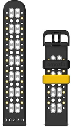 Amazfit HYROX - Cinturino sportivo in silicone da 22 mm, compatibile con Balance 2, Balance, Bip 6, T-Rex 3, Cheetah Pro, Bip 5, Cheetah, GTR 4