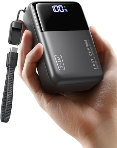 INIU Laptop Power Bank, Smallest 25000mAh 100W Fast Charging Battery Pack