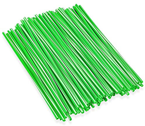 Couvre Rayon,PSLER 72 Pièces Peaux de Rayons Enjoliveurs de Jantes Housses de Protection Réutilisables pour Moto de Montagne en Fauteuil Roulant - Mélangé Vert