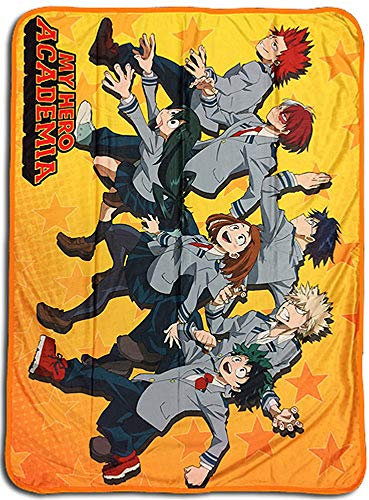 Great Eastern Entertainment My Hero Academia Group Run Sublimations-Überwurfdecke