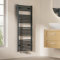 EMKE TR1250A-NUOVO Radiatore Bagno, Acciaio Inossidabile, Acqua Calda, 1200 x 500 mm Anthrazit