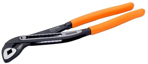Bahco 6221 Slip Joint Pliers | 125mm | Adjustable Capacity Grip Trade Use | VDE insulated up to 1000V | IEC 60900 tested | Precision tip | Comfortable grip for electrical work