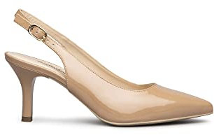 Nero Giardini E011091DE Décolleté Donna in Vernice - Nudo 36.5 EU
