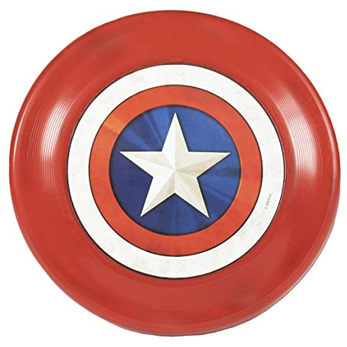 CERDÁ LIFE'S LITTLE MOMENTS - for Fan Pets | Captain America/Avengers Frisbee Hund - Offizielle Marvel Lizenz, Mehrfarbig