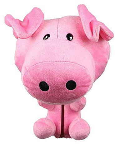 sharprepublic Cochon Rose Sport Golf Head Cover Club de Golf Couverture Golf Pilote Capuchon Drôle Animal Couverture de Pilote pour 460cc Pilote