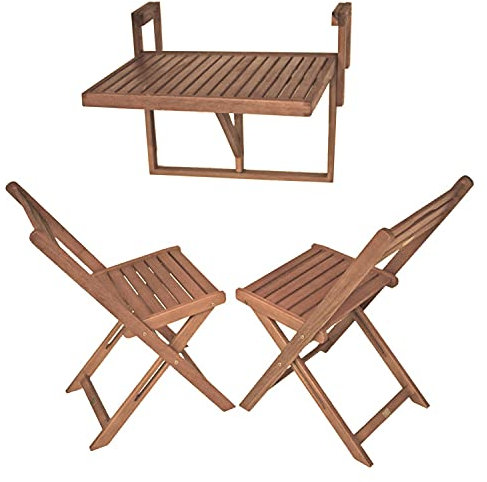 H4L Kopie von Balkontisch-Hängetisch Berkeley 985083 3er Set