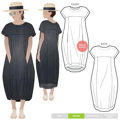 Style Arc Schnittmuster – Sydney Designer-Kleid (Größen 36-48)