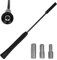 HEYNER Car Radio Aerial Antenna AM/FM Bee Sting Roof Mast XS 16.5cm Black Fits Fiat 500