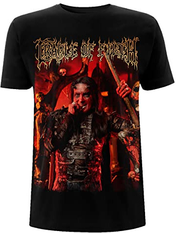 Cradle of Filth Bowels of Hell Black Heavy Official Tee T-Shirt Mens Unisex (X-Large)
