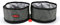 KONG Fold-Up Travel Bowl - Double Bowl Set.