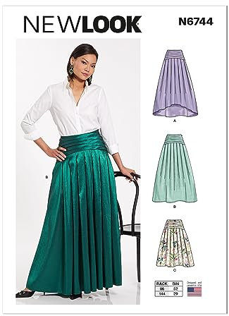 New Look UN6744A Damenrock, Einheitsgröße