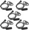 HYSHIKRA Auricolare a Forma di D con Microfono Auricolare multipin Compatibile con Motorola DP3400 DP4400 DP4800 DGP4150 XiR-P8200 Xpr-6300 Radio bidirezionale (5 pezzi)