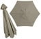 Toile de rechange pour parasol 2.0m/2.7m/3.0m, toile de parasol deporté 6 baleines/8 Baleines, Housse de rechange pour parasols de jardin, Anti-UV extérieur Parasols Auvent de rechange(Couleur:Topaz,T