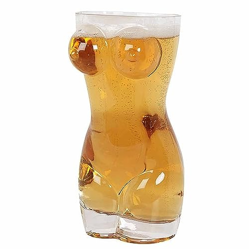 GIFTS 4 ALL Novelty Body Shaped Glass - Sexy Female Beer Pint for Pubs and Lager Drinkers