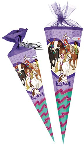 alles-meine.de GmbH Sound Modul - Effekt ! - Schultüte - kompatibel mit Schleich Pferd - Horse Club - 85 cm - 12 eckig - Organza Tüllabschluß - Zuckertüte - mit/ohne Kunststoff..