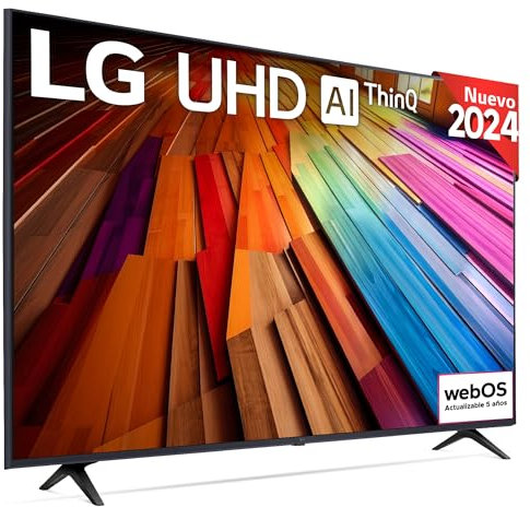 LG 50UT80006LA 50 ,UHD 4K, Serie UT80, Smart TV, WebOS24, Procesador a5, HDR10, Dolby Digital Plus, SmartTV, 3840x2160, Negro