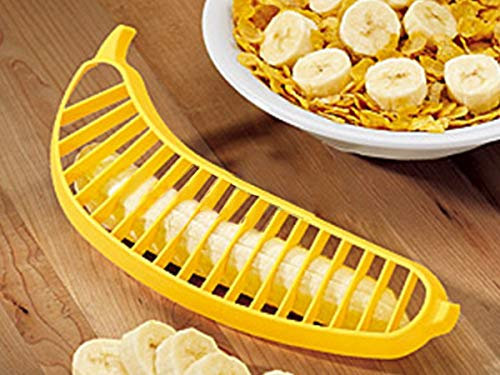 AFFETTA BANANA BANANE PLASTICA TAGLIA PER AFFETTARE CON PRECISIONE