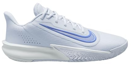 Nike Precision 7 Herren Basketballschuhe (FN4322-004, Fußballgrau/Pure Platinum/Plum Dust/Royal Pulse), Größe 45