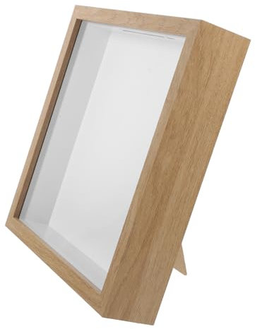 DECHOUS Schattenboxen Aus Holz Mit Rahmen, Kronkorken, Briefmarken, Medaillen, Toplader, Vitrine, Zertifikate, Andenken, Box Mit Schwebendem Rahmen Für Sammlerstücke Und Erinnerungen