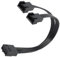 Wsdsgz 4Pin Fan Extension Cable For PC 1 To 2 Splitter Stable Output Wide Compatibility 10cm Length