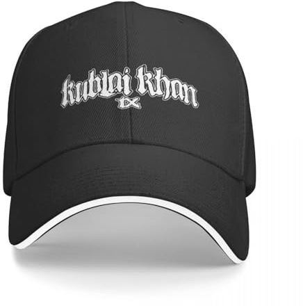 CIZIEOE Baseballcap Kublai Khan TX Band entwirft Vintage Teemütze