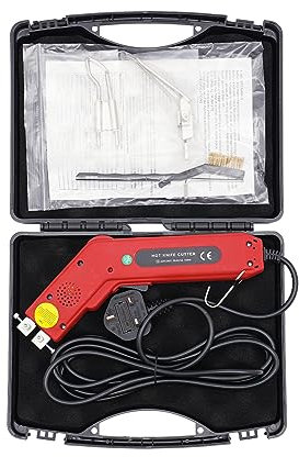 Hot Knife,100W Hot Knife Cutting Tool Portable Electric Hot Cutter Foam Cutter with Blades & Accessories,Cutting Tool Kit Suitable for Cutting Foam, Pearl Cotton, Sponge