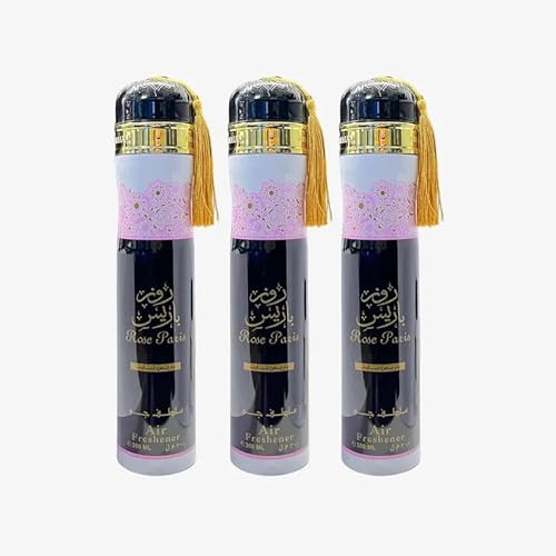 Rose Paris Paris Night UAE Air Freshener - PACK OF 3 X 300ML - Sold by Bargain Hub