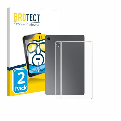 BROTECT Schutzfolie für Samsung Galaxy Tab A11 Plus 5G 11 | (Rückseite) 2 Stück Transparenter Displayschutz Made in Germany Klare Displayschutz-Folie Clear Einfache Montage