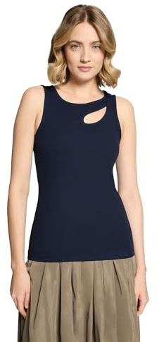 Cartoon Damen Basic-Top mit Rundhalsausschnitt