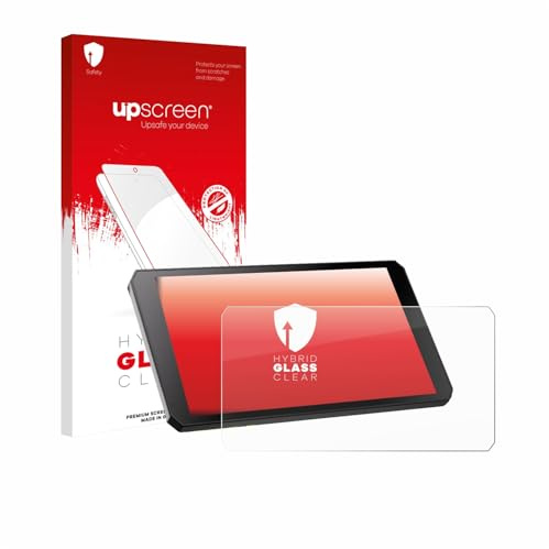upscreen Schutzglas für RiderNav R7M | Transparenter Displayschutz Made in Germany Klare 9H Schutzfolie Glas-Folie Montage-Set Anti-Fingerprint