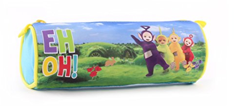 Teletubbies Federmäppchen, rund, 20 cm, Blau