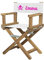 Geschenkegarten Personalisierter Regiestuhl für Babys (1-5 Jahre) Jolly Roger (Pink)